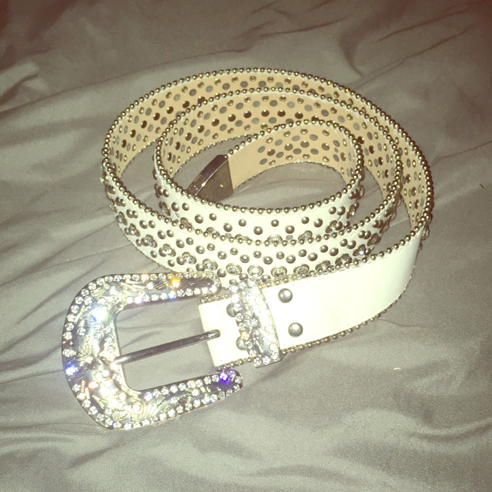 Rhinestone belt